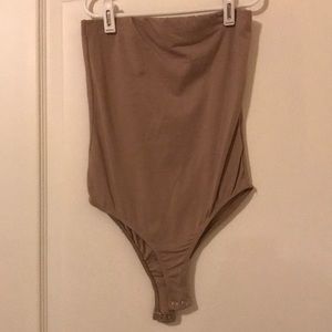 Nude Bandeau Bodysuit